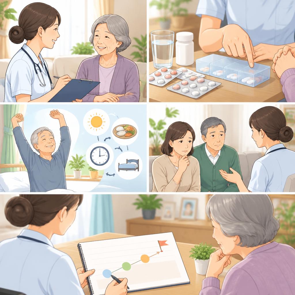 看護師がご自宅へ。毎日の「できる」を一緒に育てます