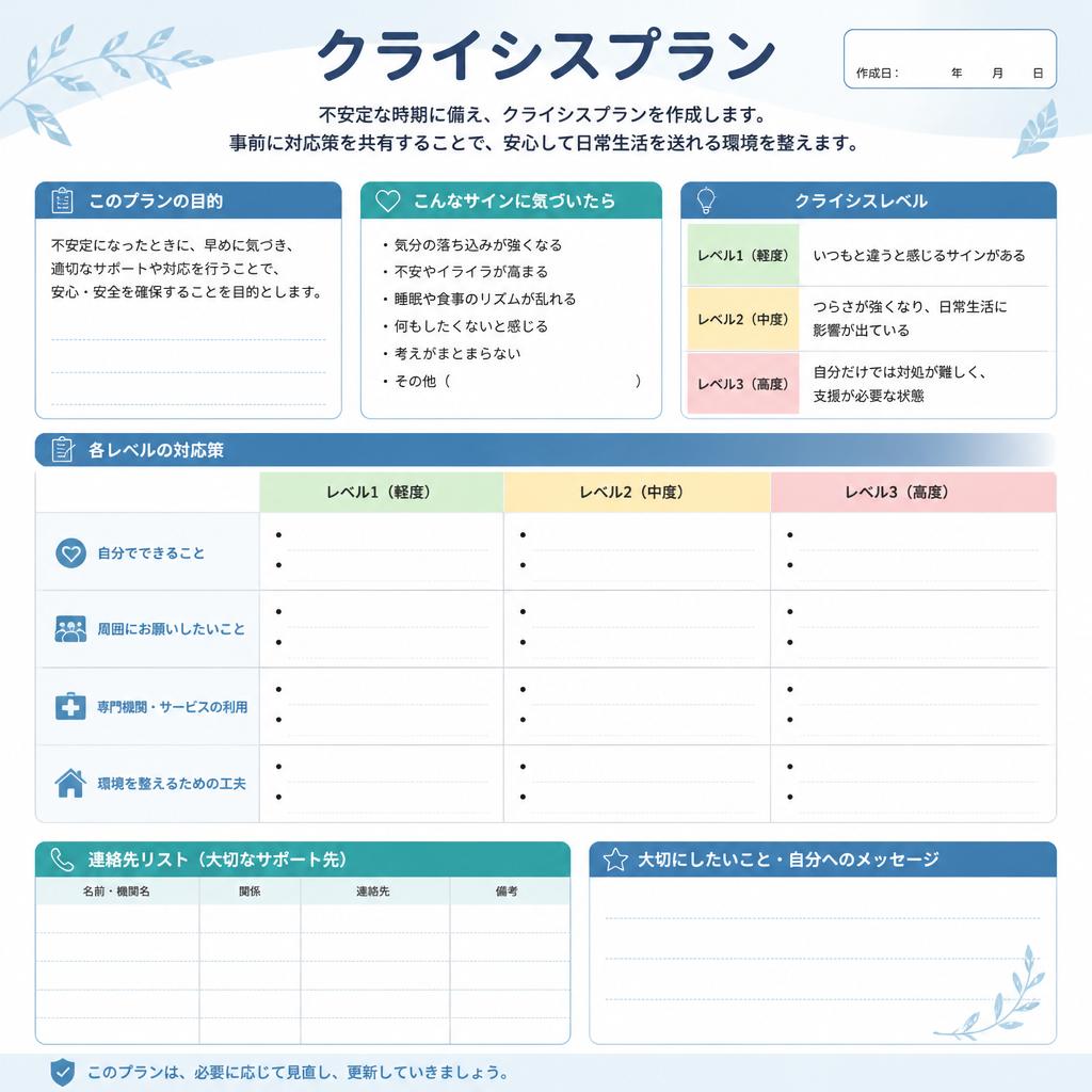 安心のクライシスプラン