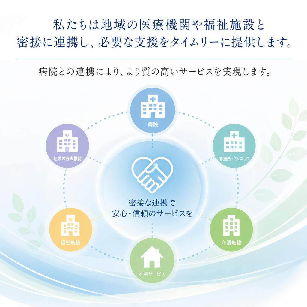 医療と福祉の連携で安心のサポート