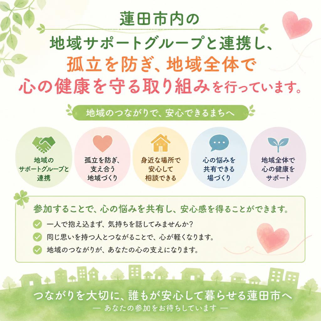 地域密着型のサポートグループ