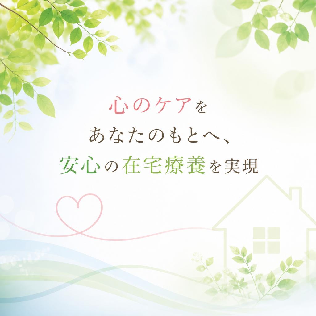 心のケアをあなたのもとへ、安心の在宅療養を実現