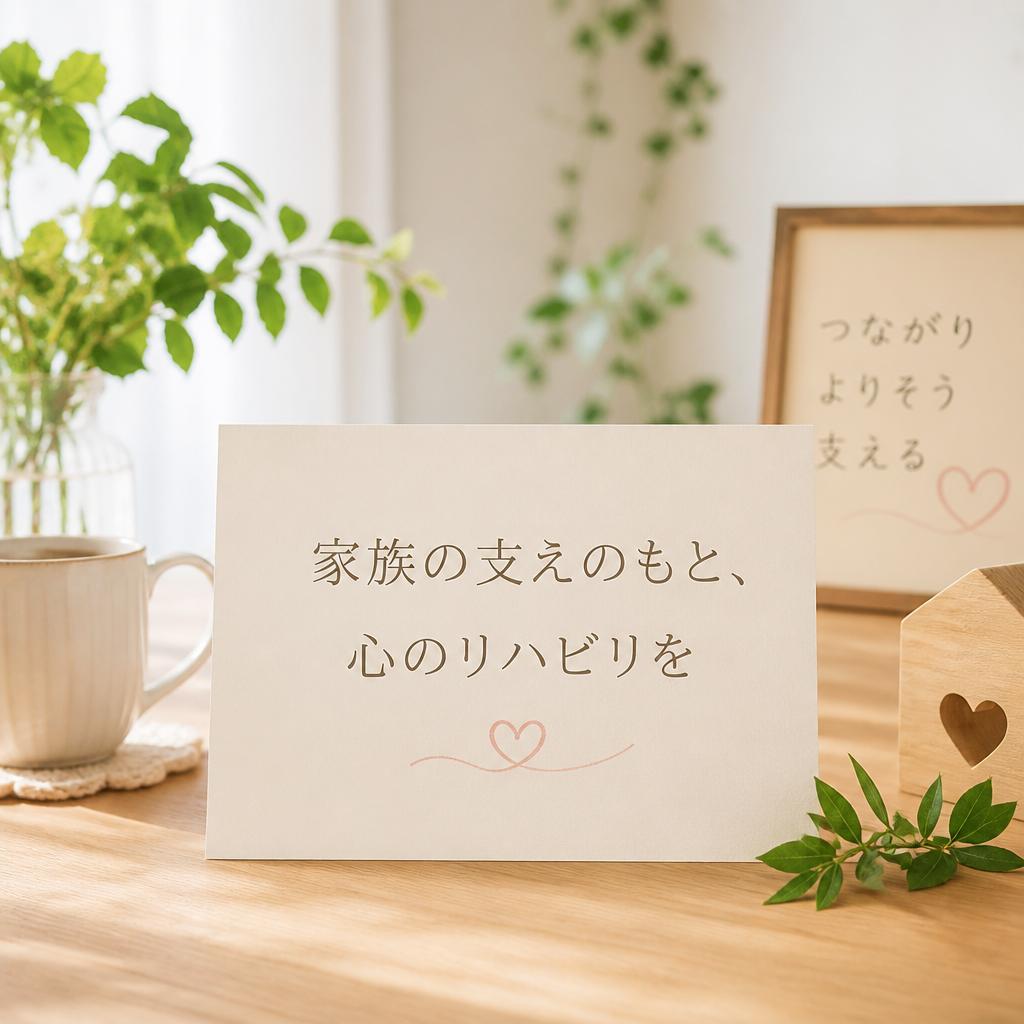 家族の支えのもと、心のリハビリを