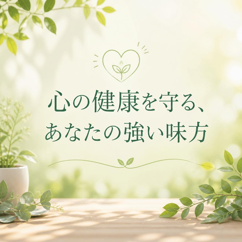 心の健康を守る、あなたの強い味方
