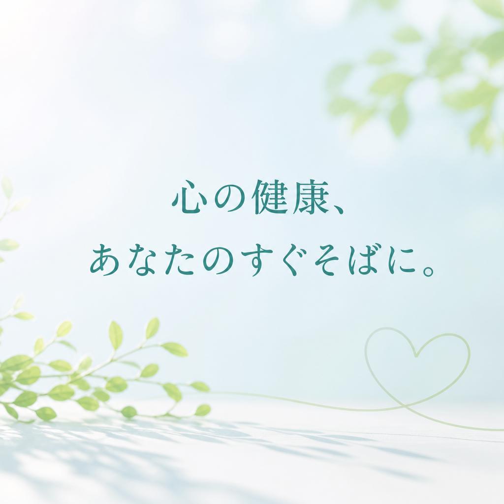 「心の健康、あなたのすぐそばに。」