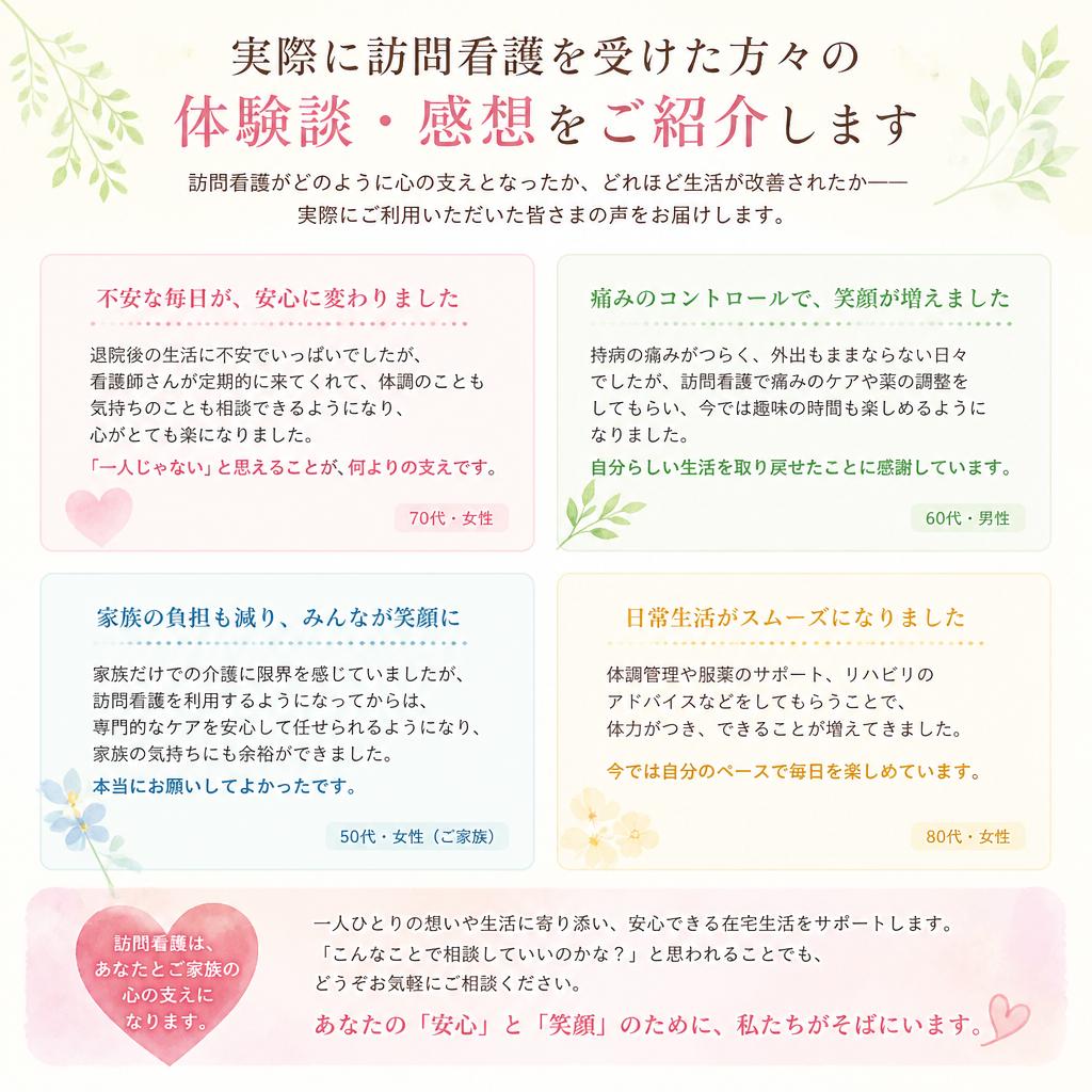 ご利用者様の声