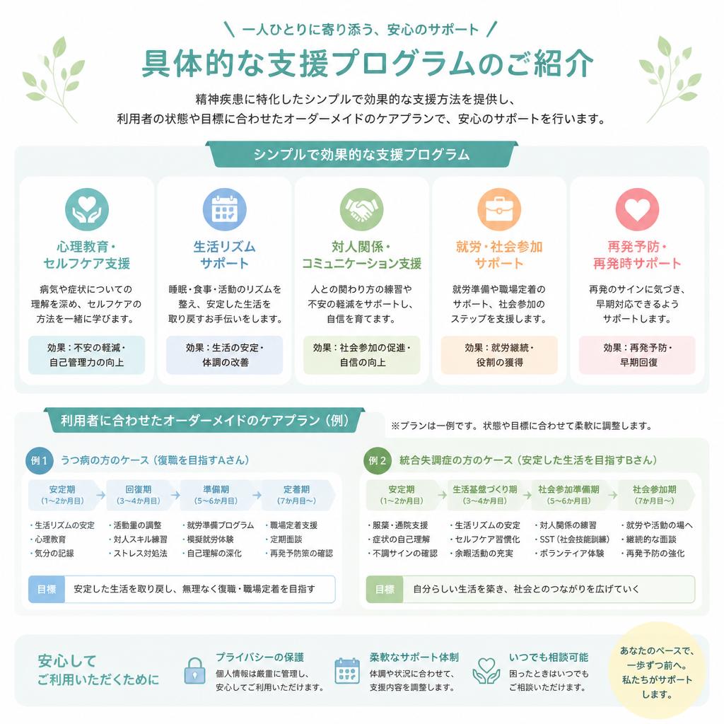 支援プログラムの紹介