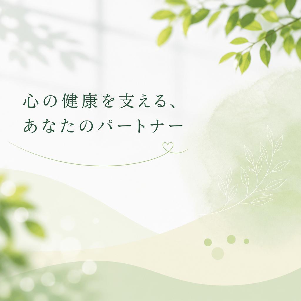 心の健康を支える、あなたのパートナー