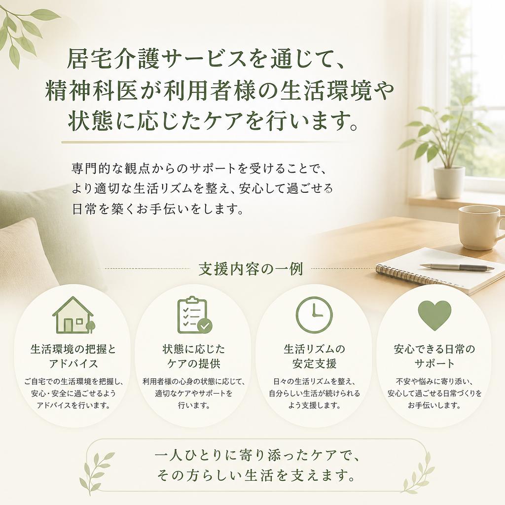 居宅介護と精神科医の連携