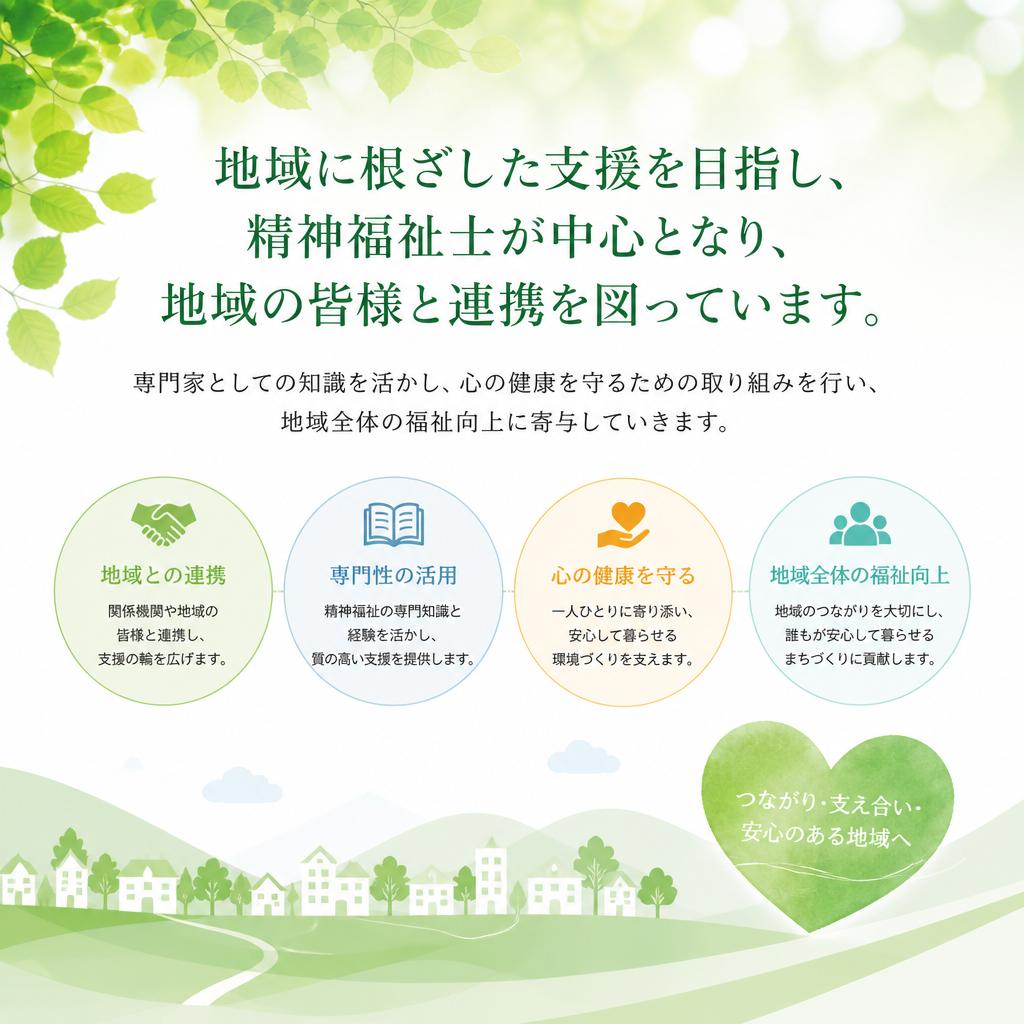 地域貢献と精神福祉士の役割