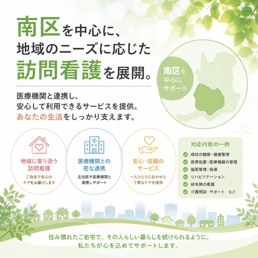 地域に根付いた訪問看護サービス