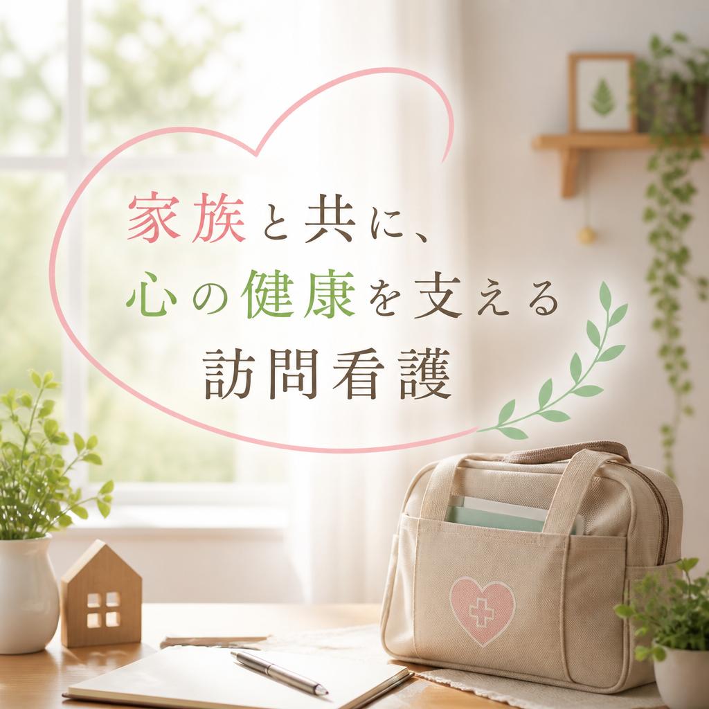 家族と共に、心の健康を支える訪問看護