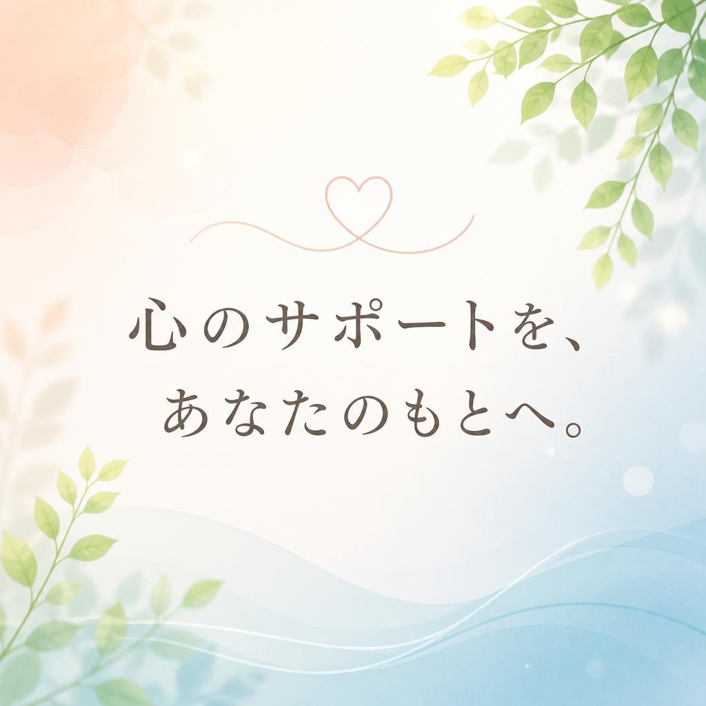 心のサポートを、あなたのもとへ。