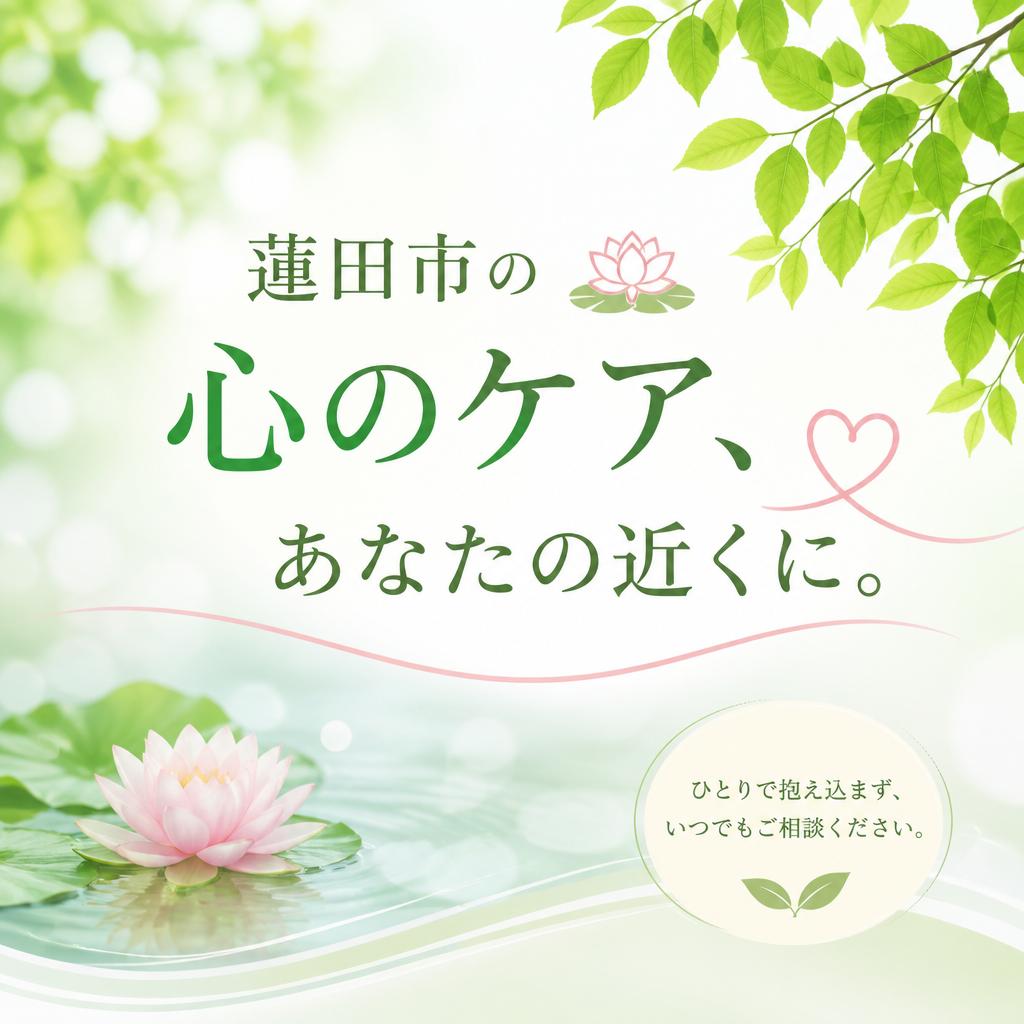 蓮田市の心のケア、あなたの近くに。