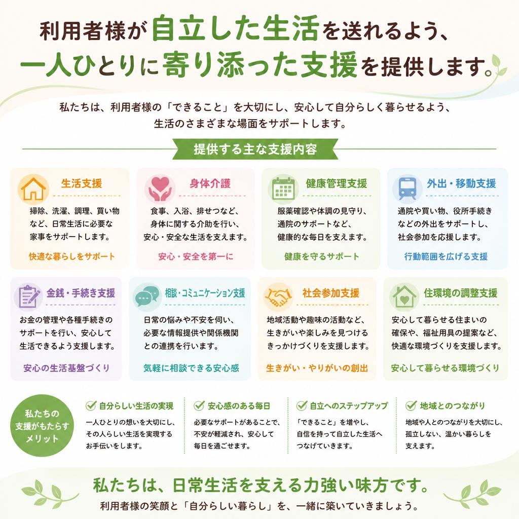 自立支援を目指して