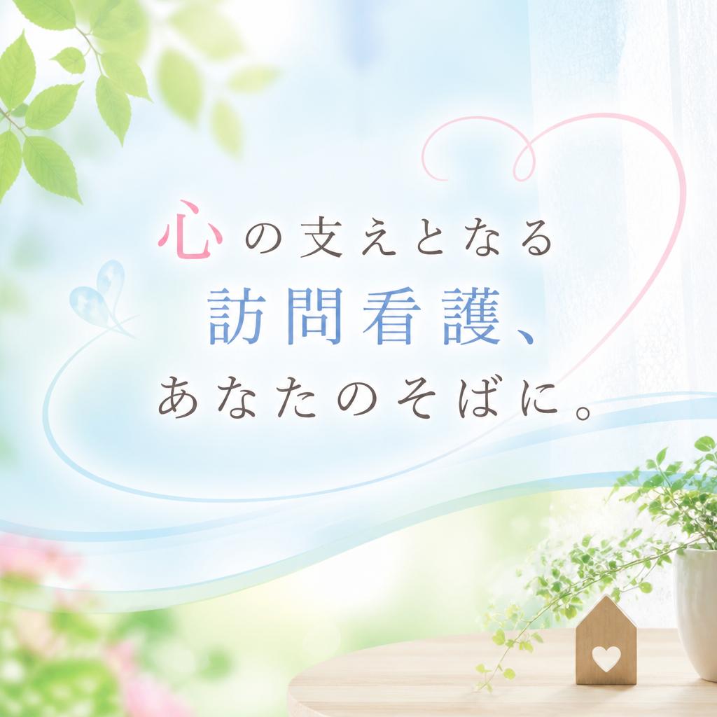 心の支えとなる訪問看護、あなたのそばに。