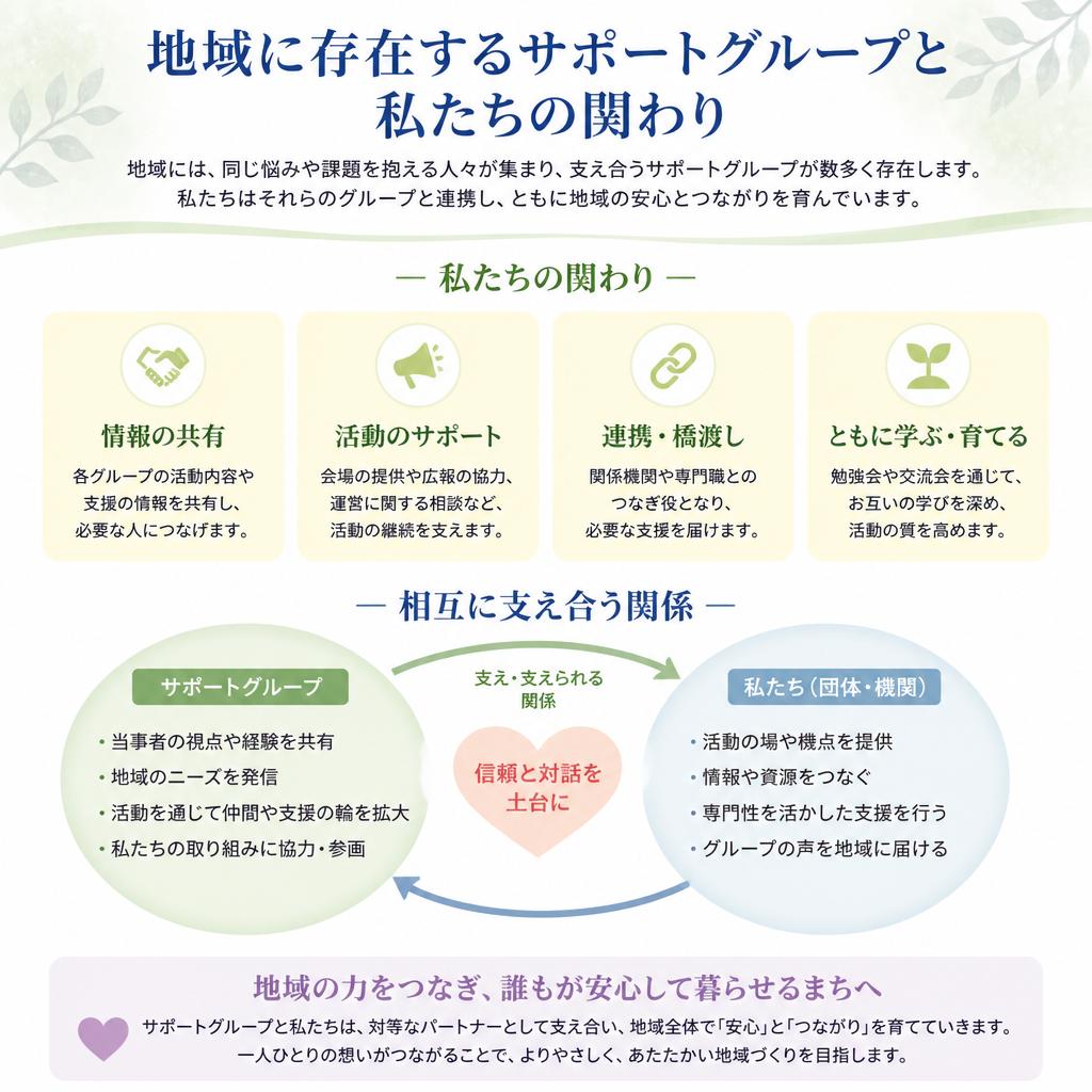 地域のサポートグループとの連携