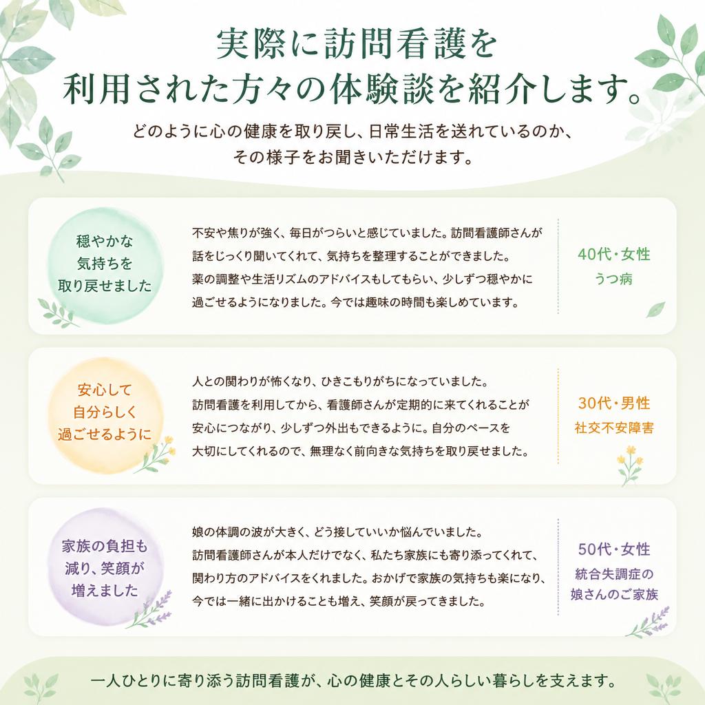 利用者様の声