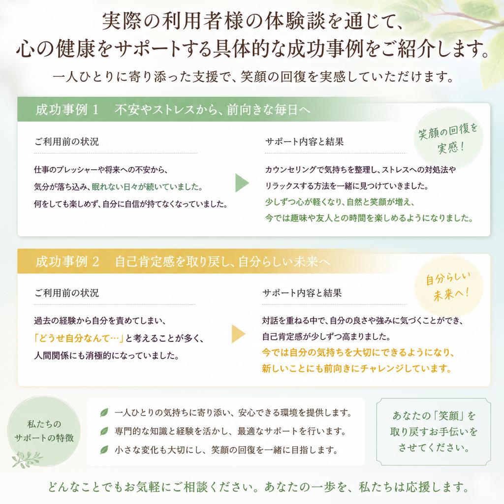 ケーススタディ：利用者様の声