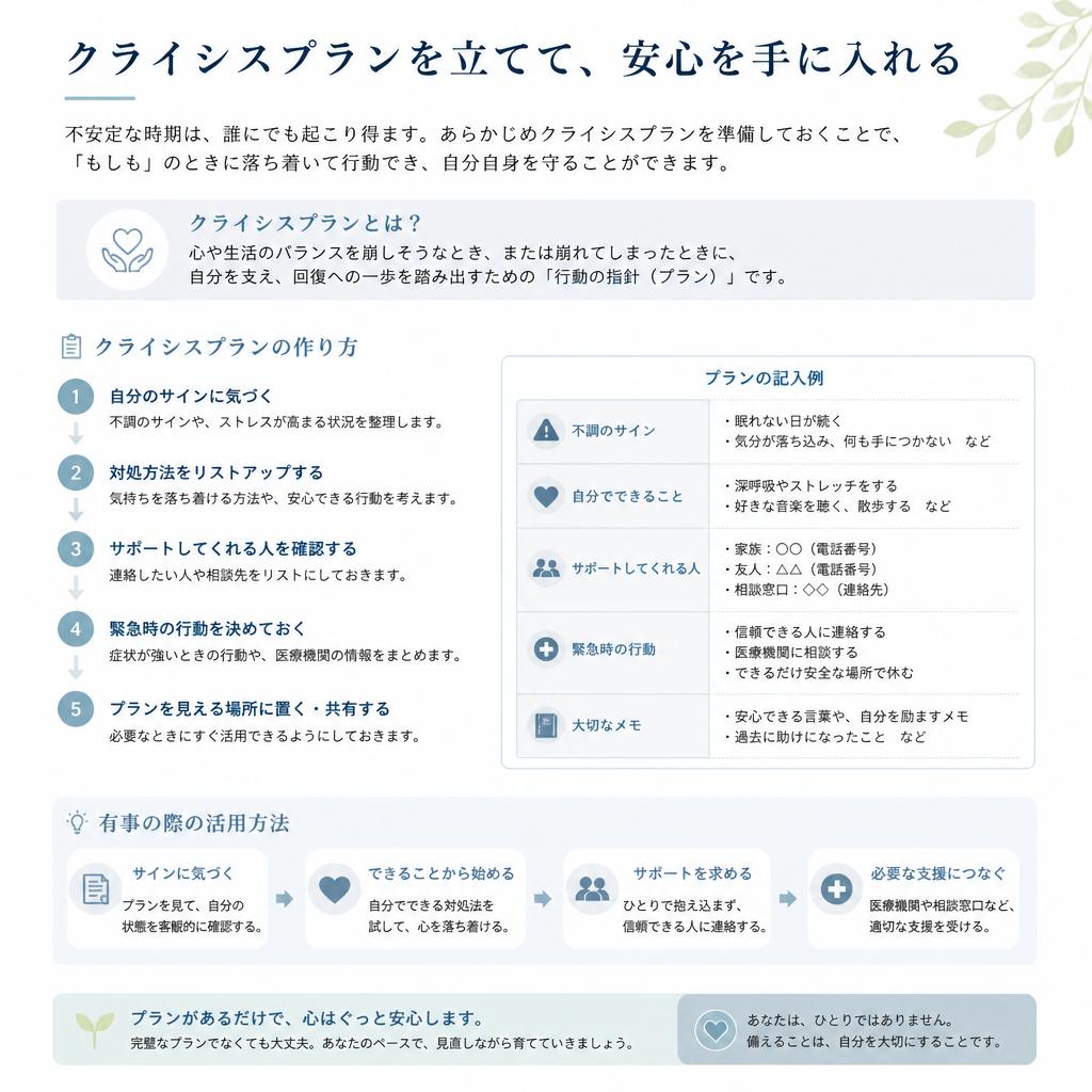 クライシスプランで安全を確保