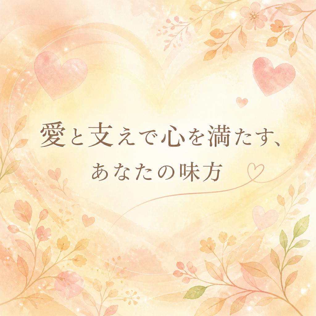 愛と支えで心を満たす、あなたの味方