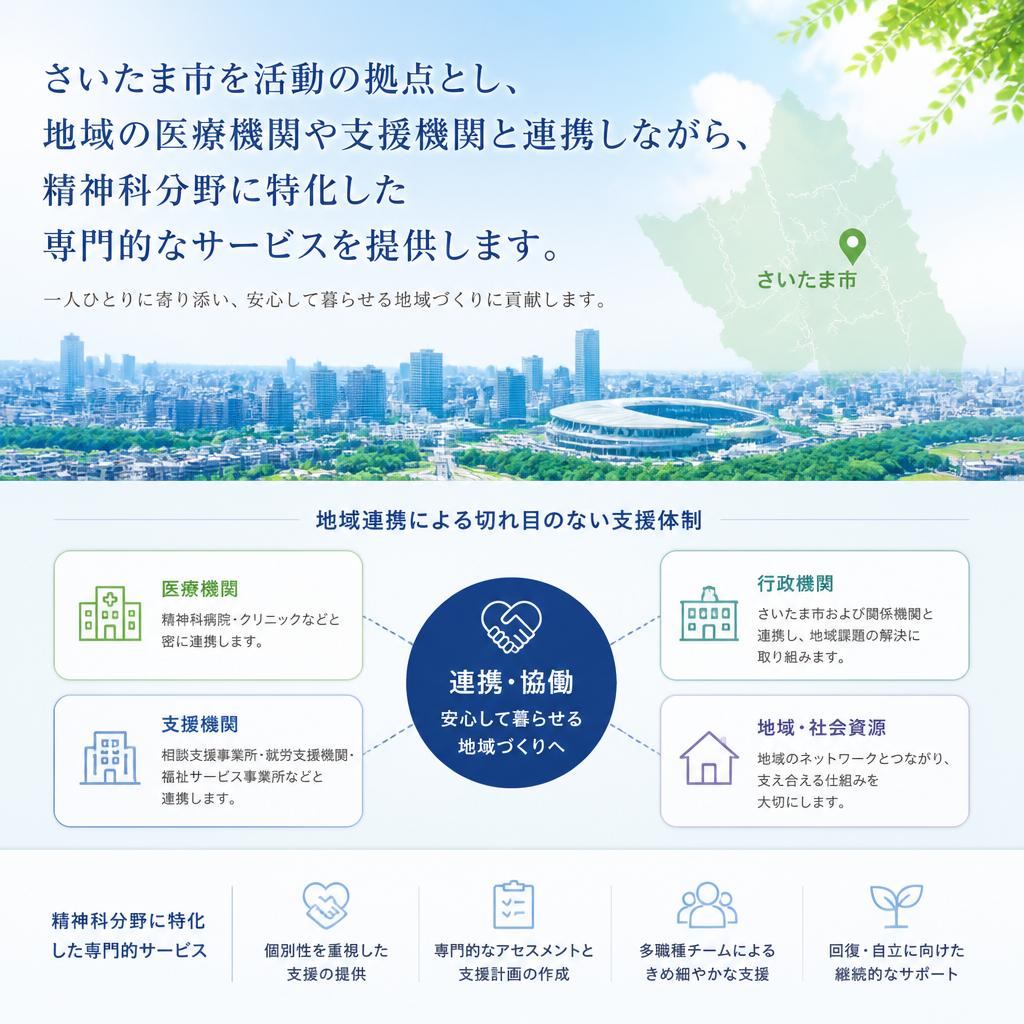地域に根ざした精神科サポート