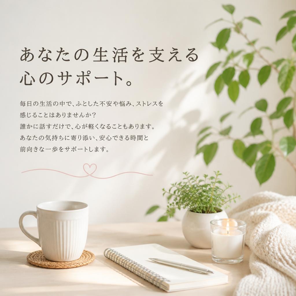 あなたの生活を支える心のサポート。