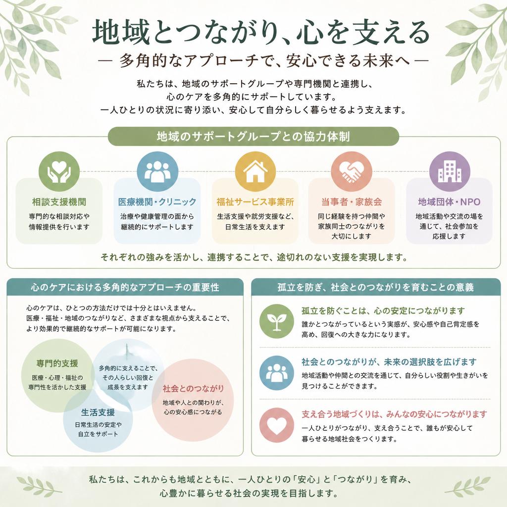 サポートグループとの連携