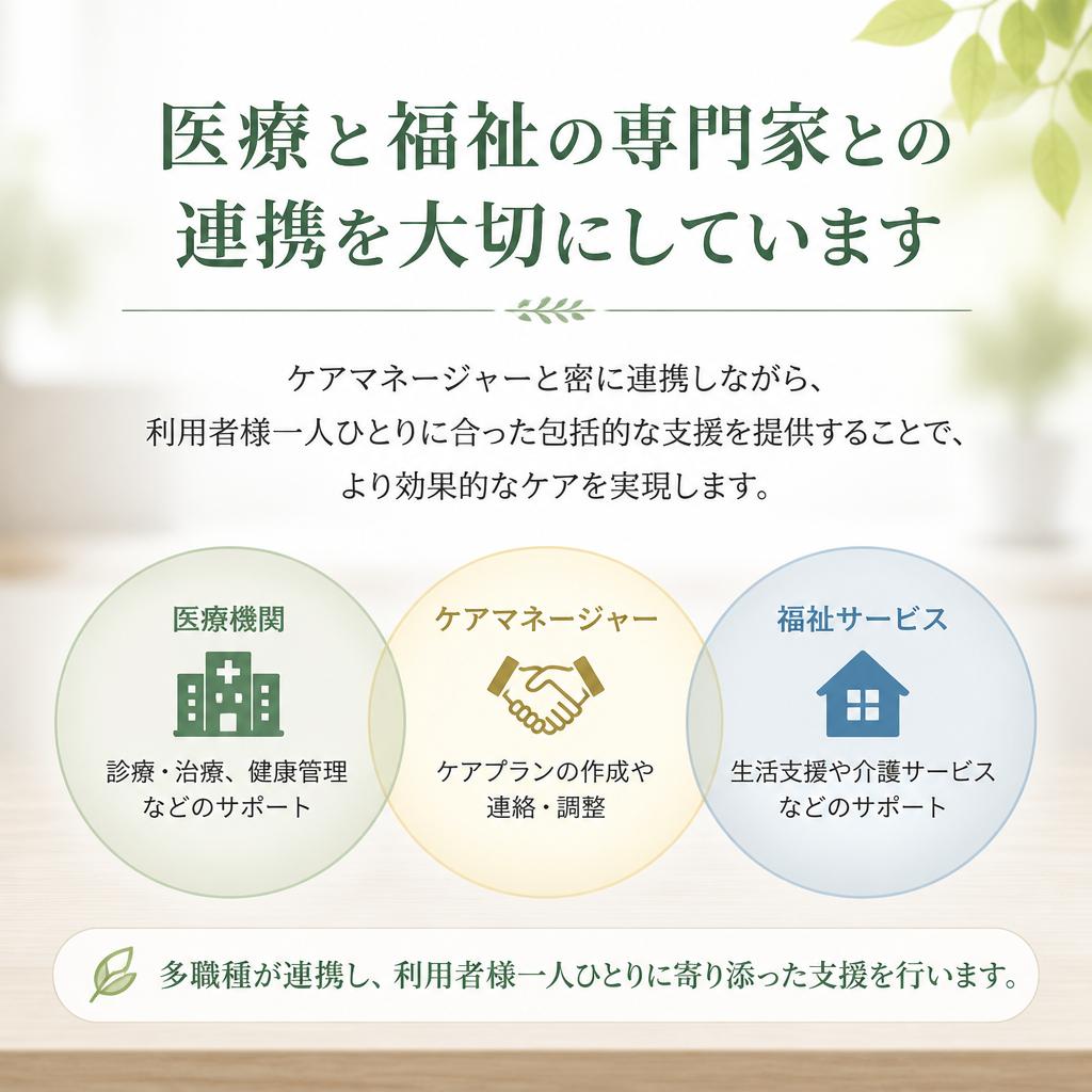 ケアマネージャーとの連携