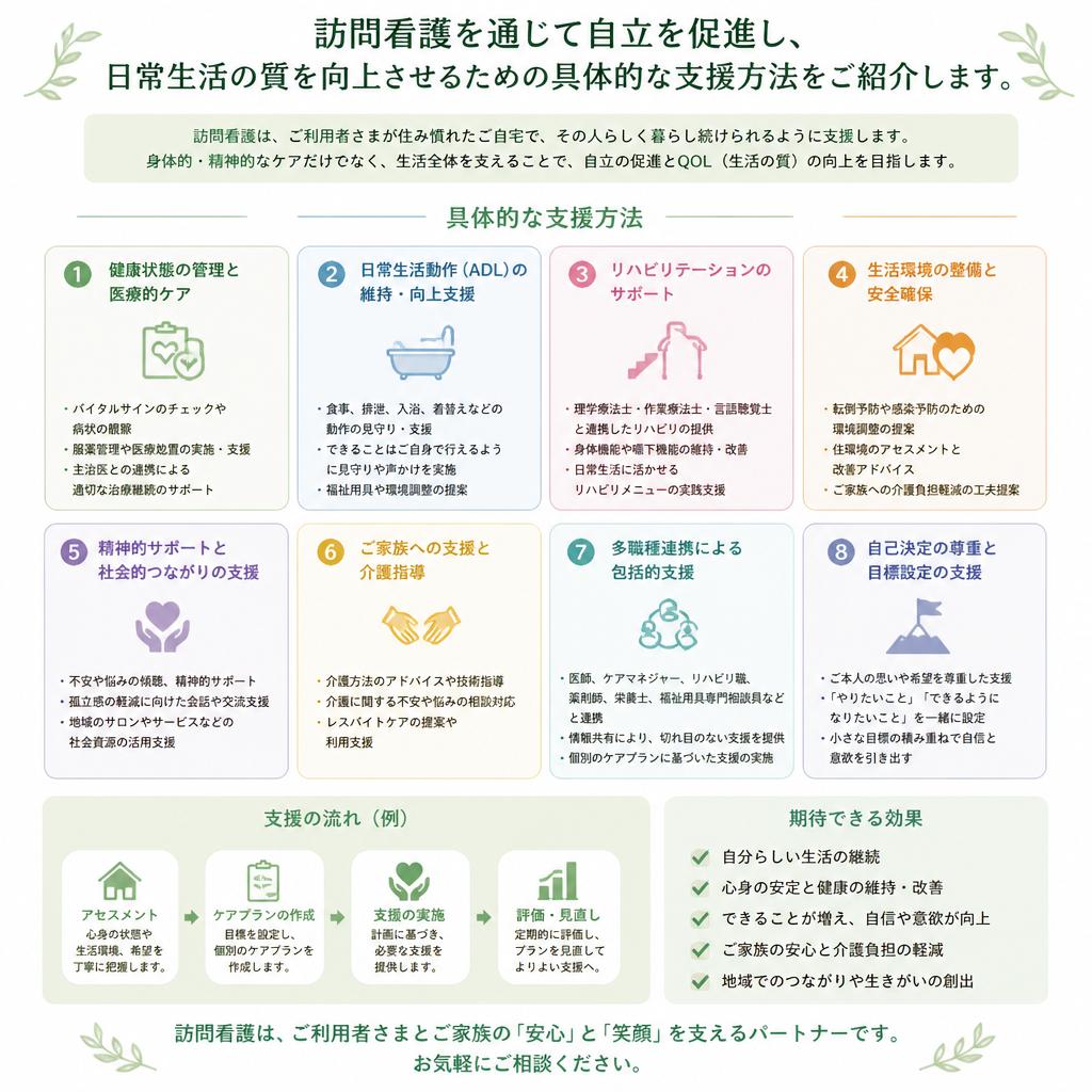 自立支援と生活の質向上