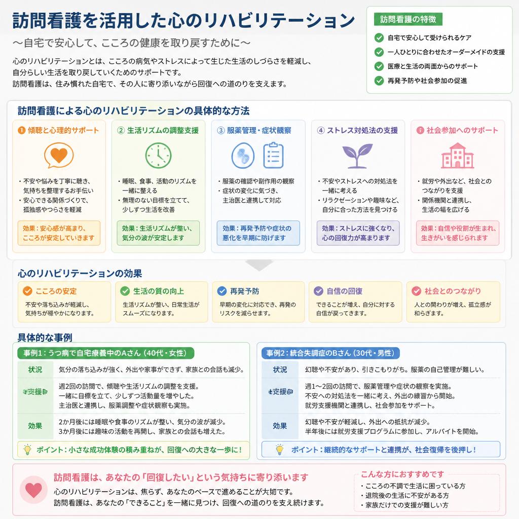心のリハビリテーションとは？