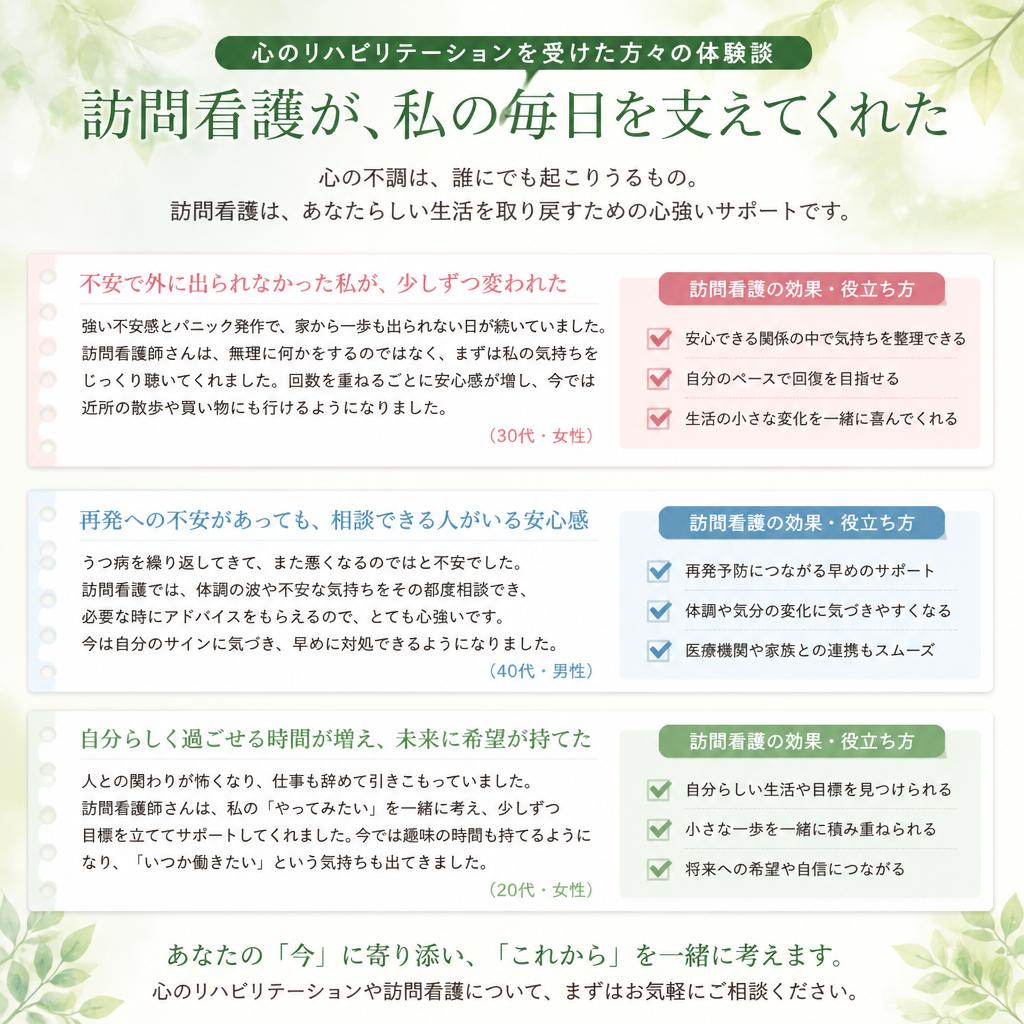 実際の利用者の声
