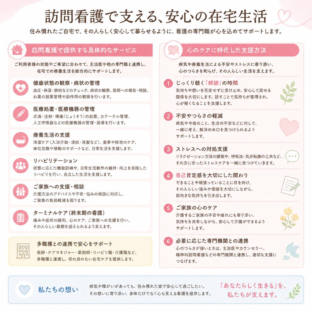 メンタルヘルスの支援内容