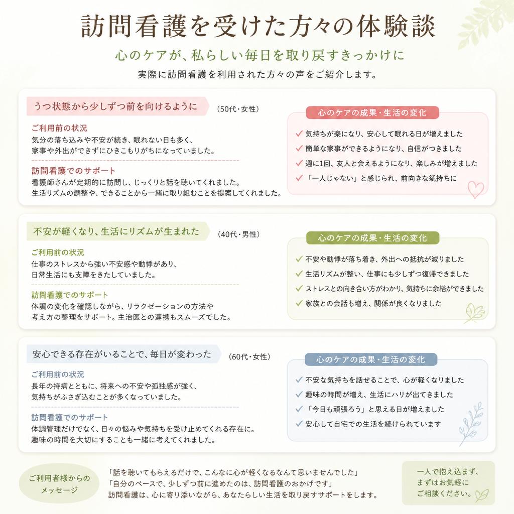 利用者の声