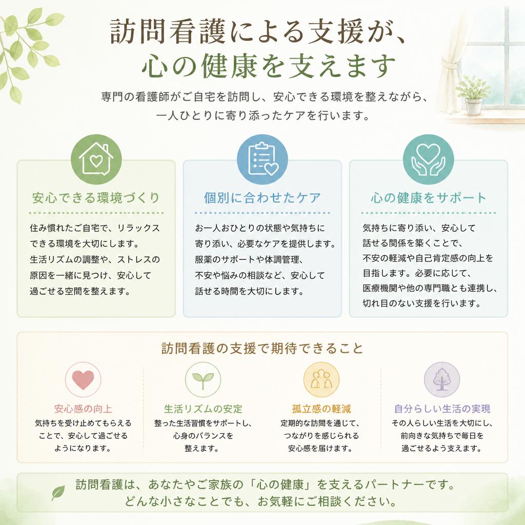 訪問看護のメリット