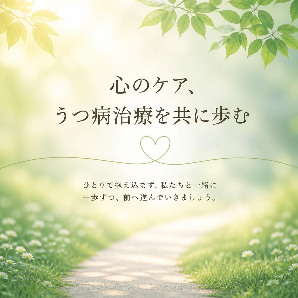 心のケア、うつ病治療を共に歩む