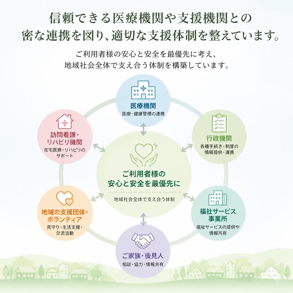 医療機関との連携を強化