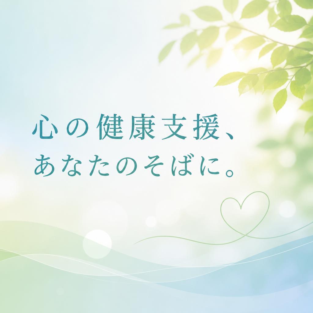 心の健康支援、あなたのそばに。