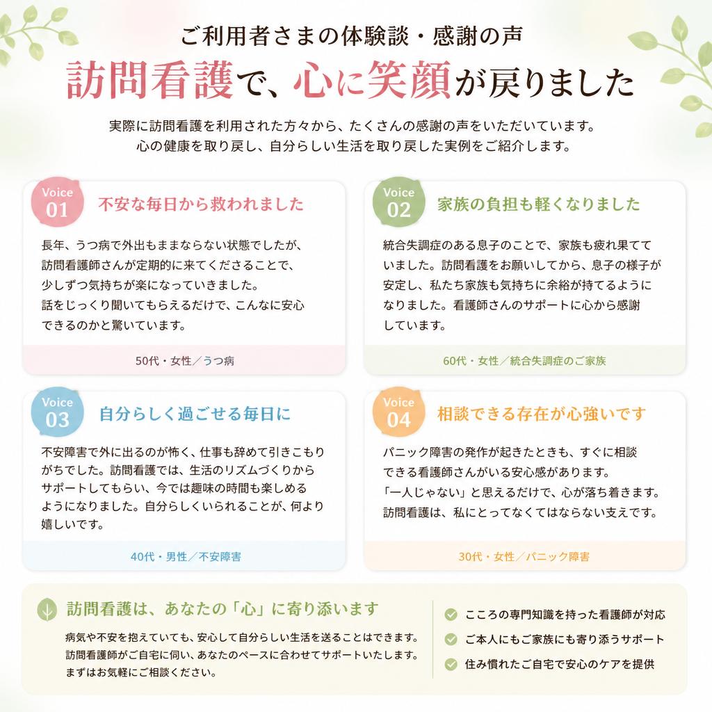 利用者様の声