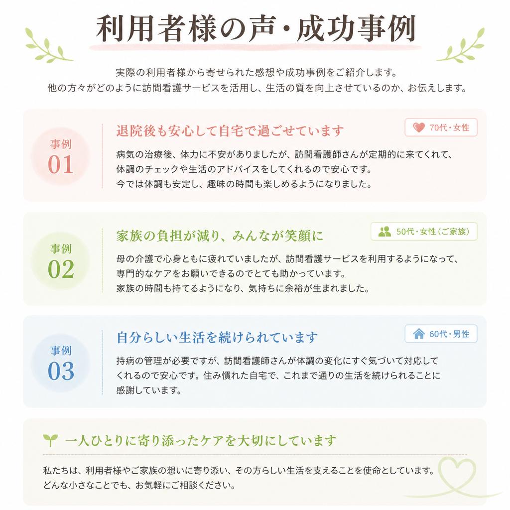 成功事例と利用者の声
