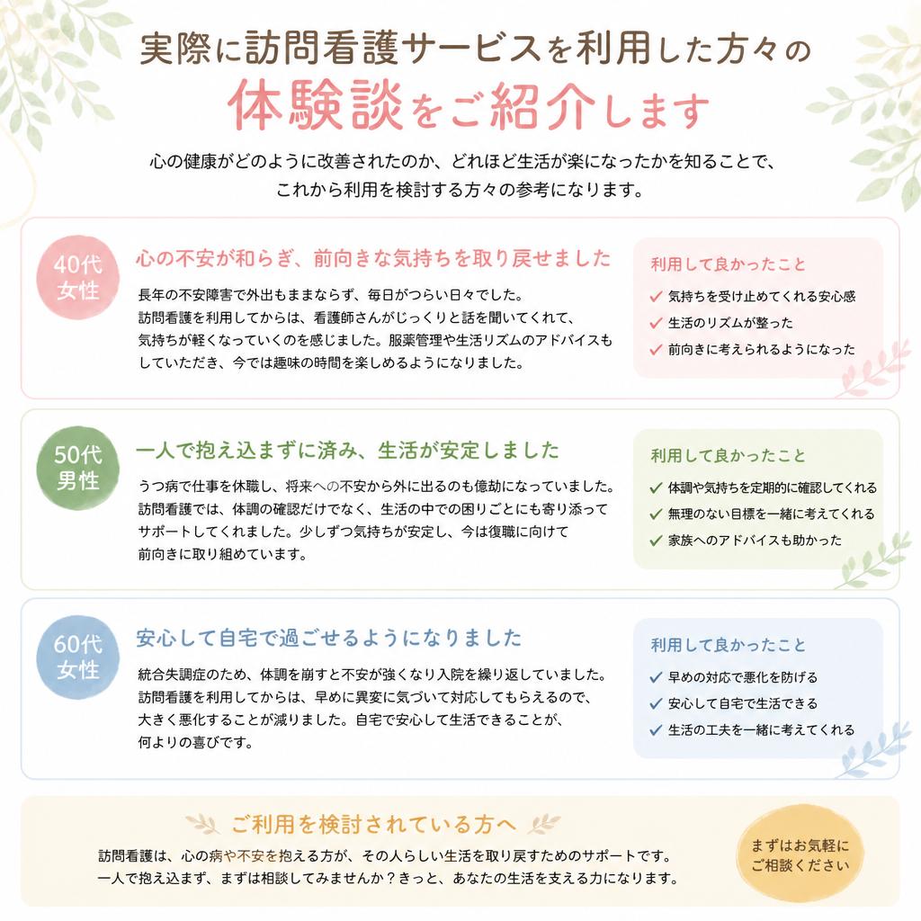 利用者様の声