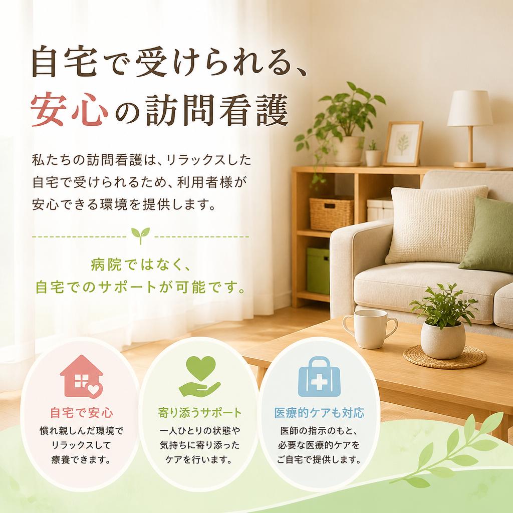 安心して受けられる在宅ケア