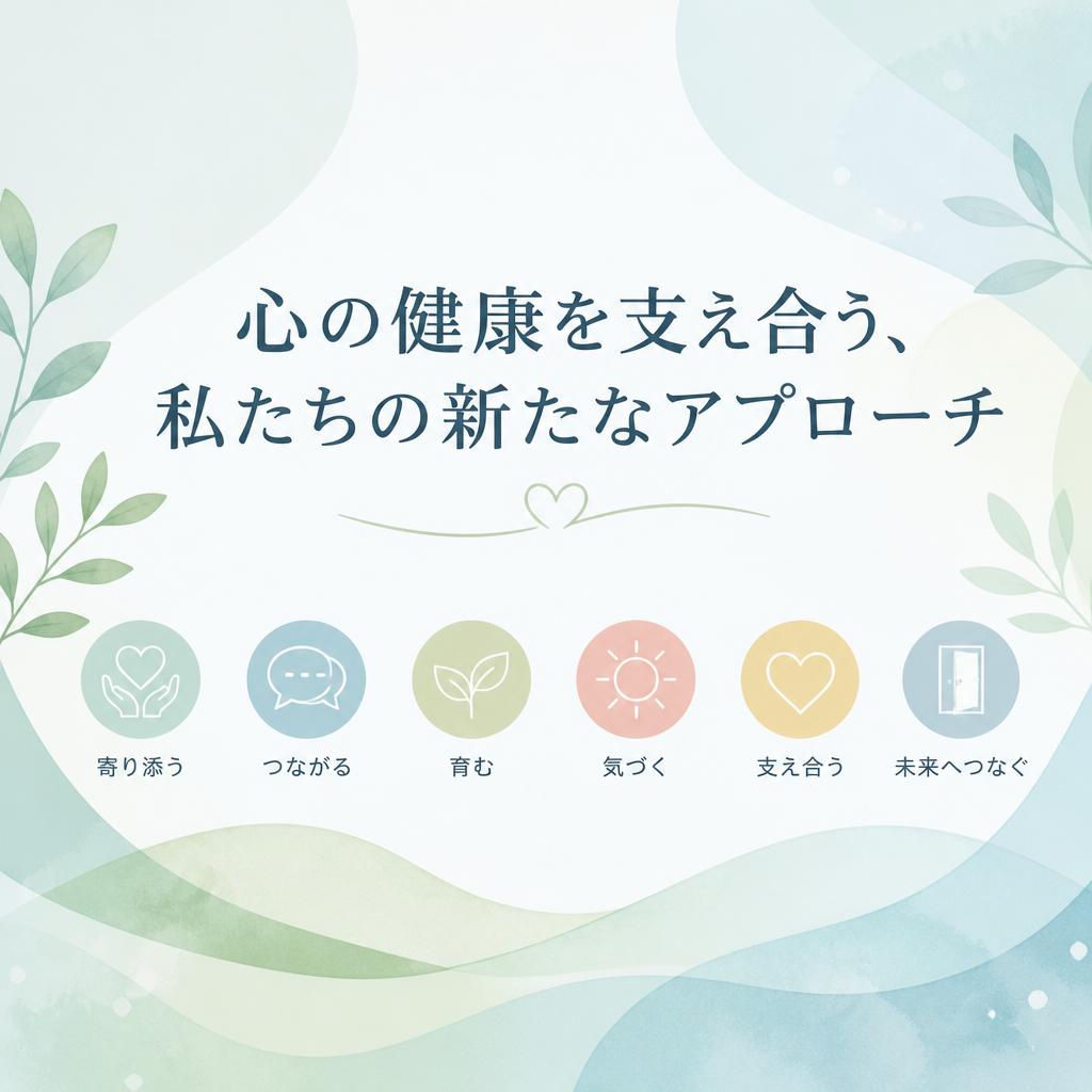 心の健康を支え合う、私たちの新たなアプローチ
