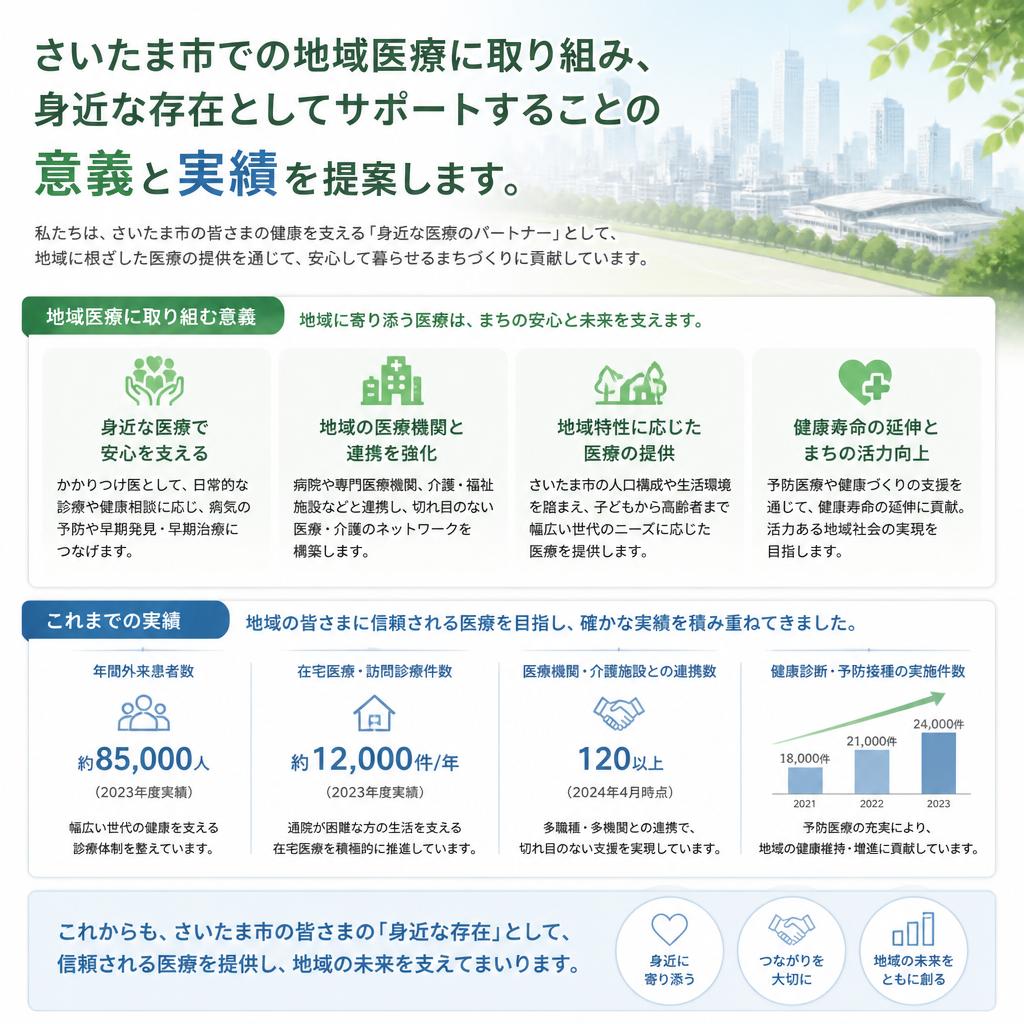 地域に根ざした安心感