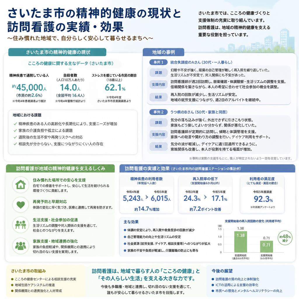 さいたま市における精神的健康の現状