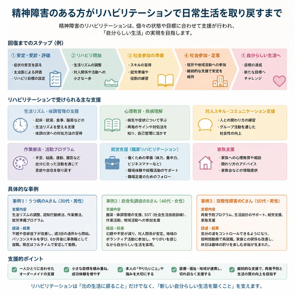 精神障害に対するリハビリテーション
