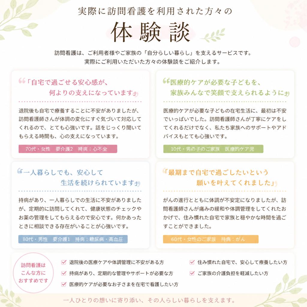 ご利用者様の声