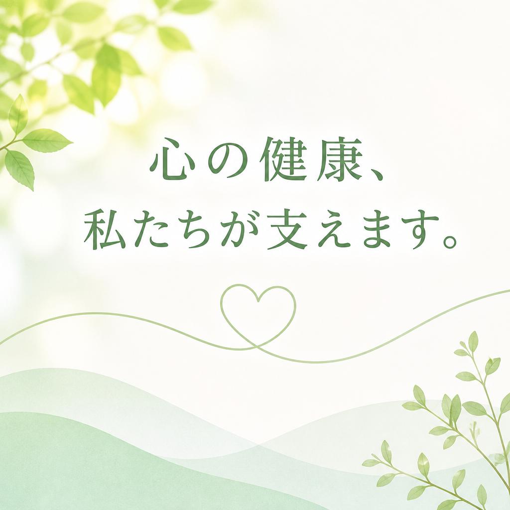 心の健康、私たちが支えます。