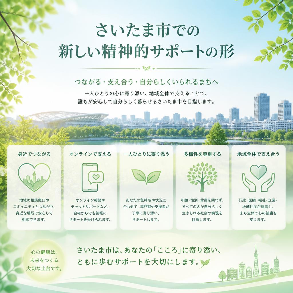 さいたま市での新しい精神的サポートの形