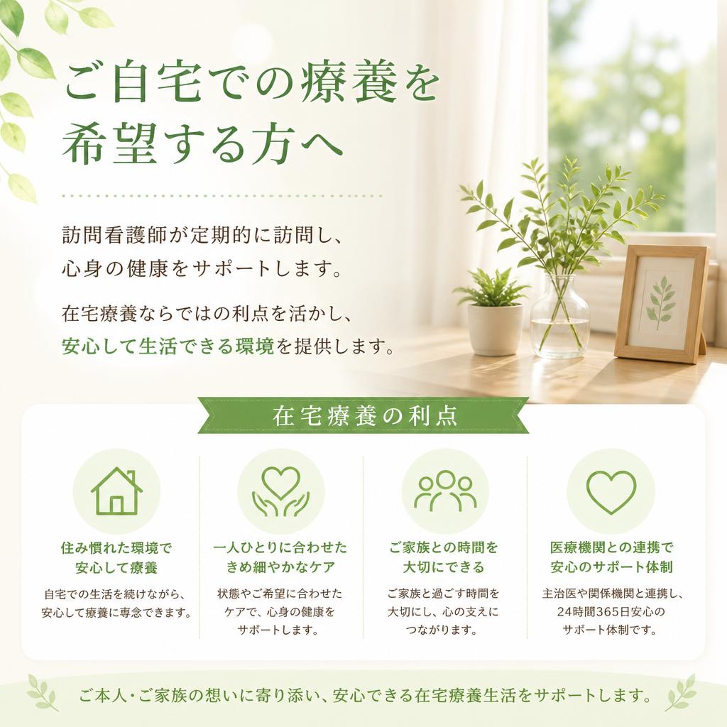 在宅での安心な療養生活を実現