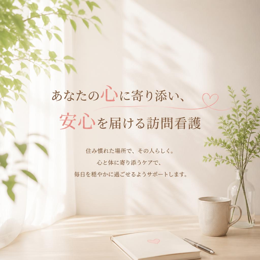 あなたの心に寄り添い、安心を届ける訪問看護